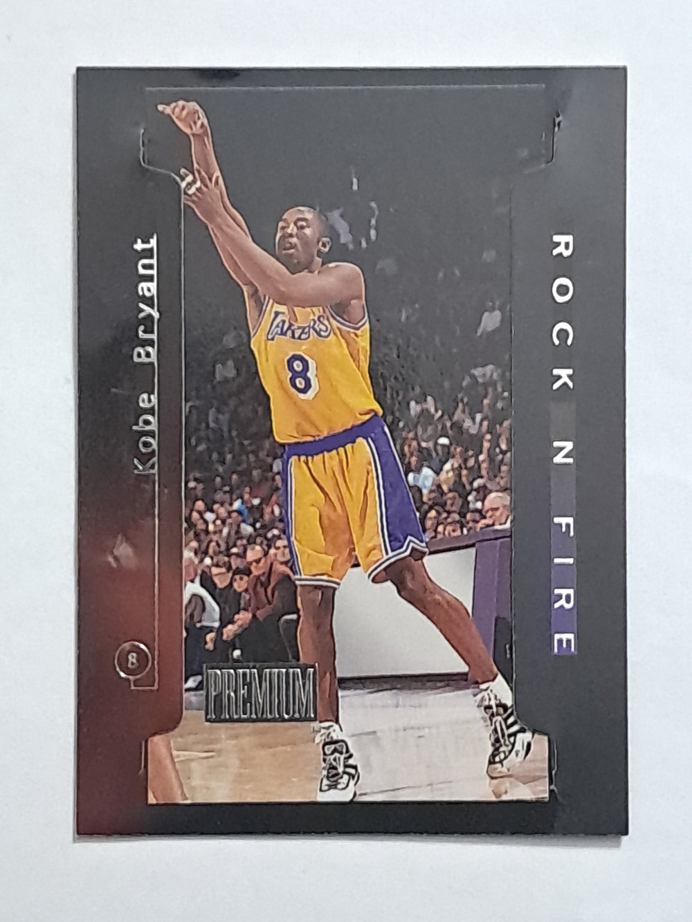 Kobe Bryant 1997-98 Skybox Premium Rock N' Fire NBA Basketball Card LA Lakers